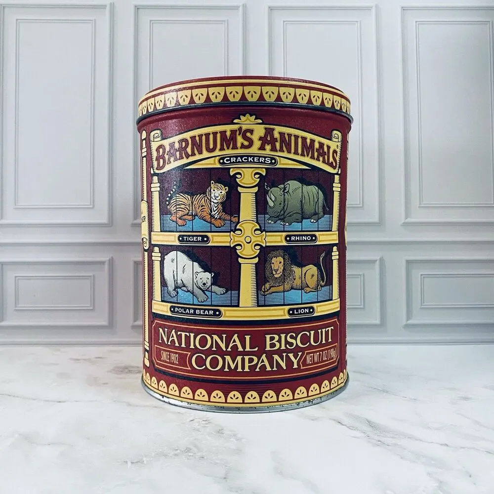 Vintage Barnum’s Animal Crackers National Biscuit Co. Tin 2002